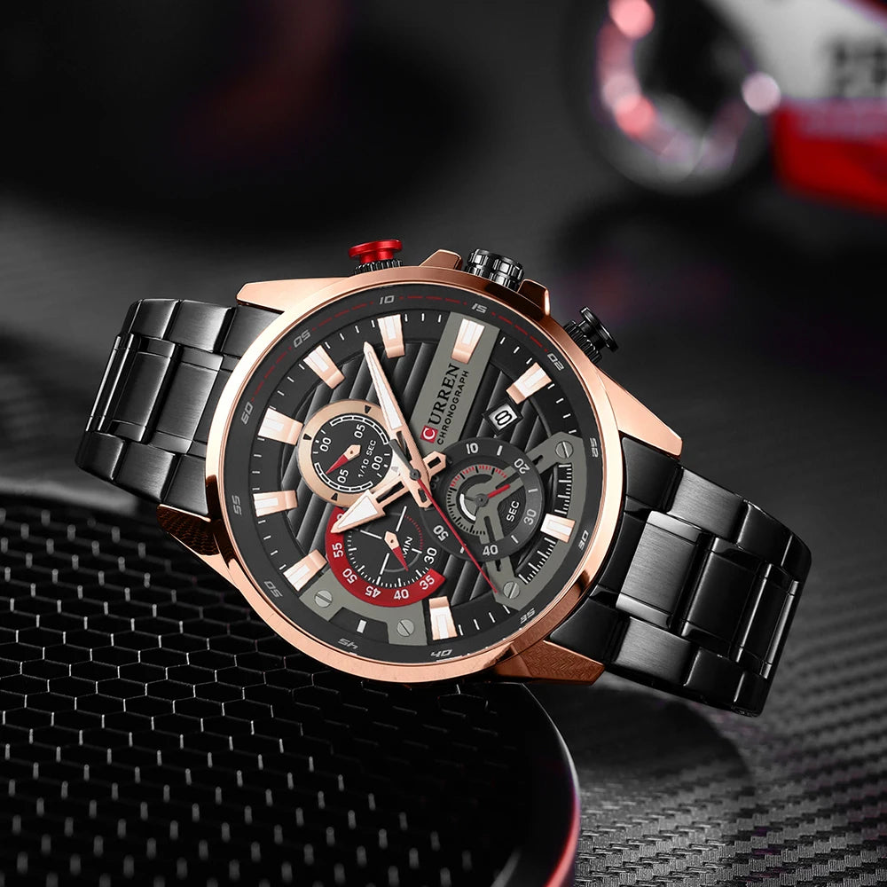 CURREN Sports Casual Quartz Wristwatches