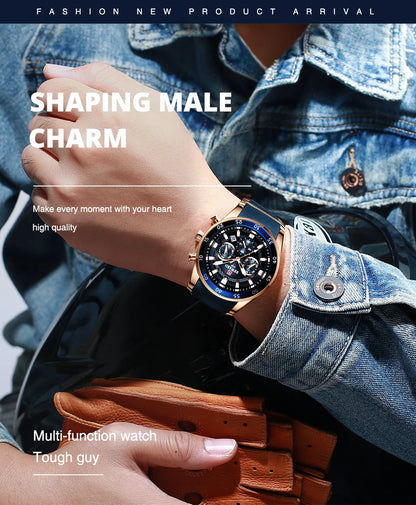 REWARD Big Dial Mens Watches Top Luxury Brand