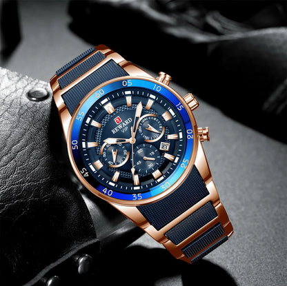 REWARD Big Dial Mens Watches Top Luxury Brand