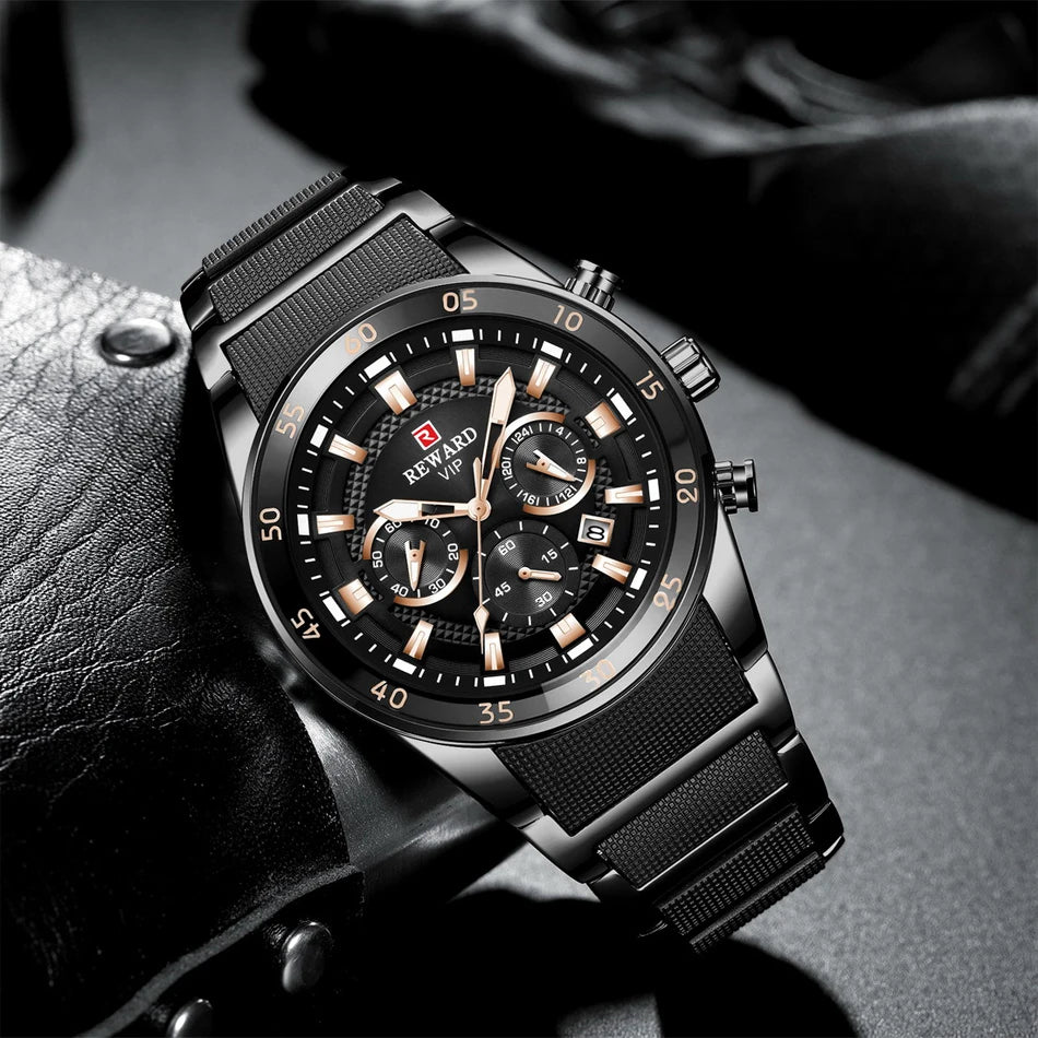REWARD Big Dial Mens Watches Top Luxury Brand