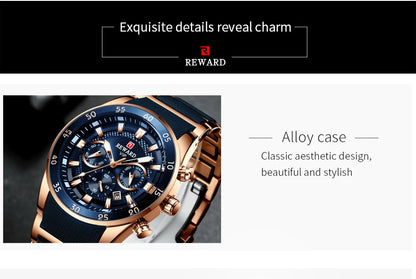 REWARD Big Dial Mens Watches Top Luxury Brand