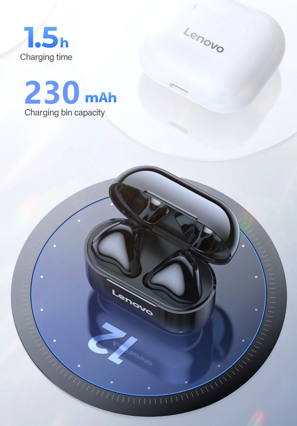 Original Lenovo LP40 wireless headphones TWS Bluetooth Earphones