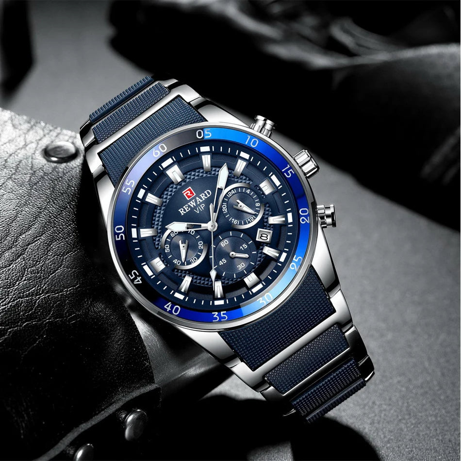 REWARD Big Dial Mens Watches Top Luxury Brand