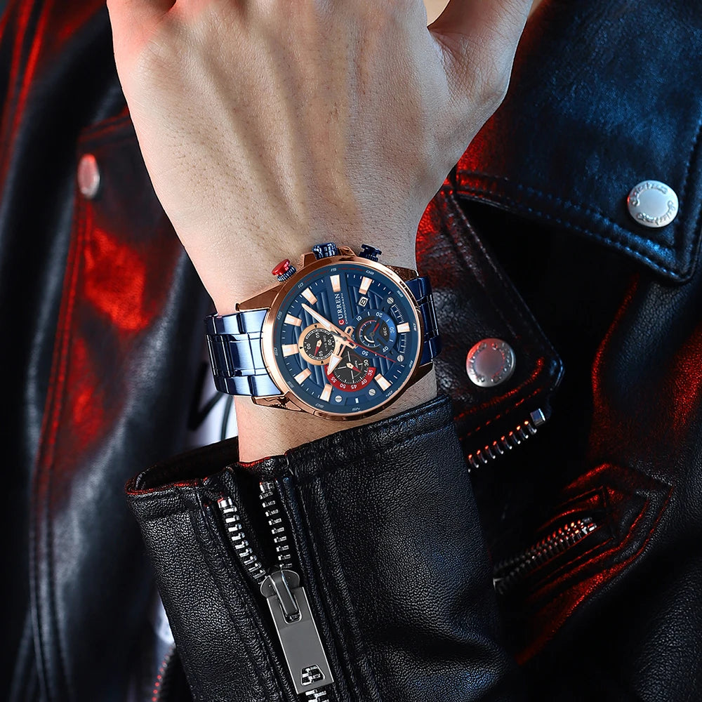 CURREN Sports Casual Quartz Wristwatches