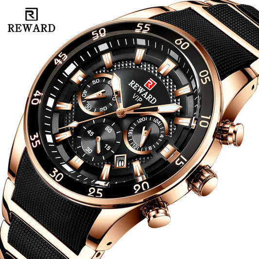 REWARD Big Dial Mens Watches Top Luxury Brand