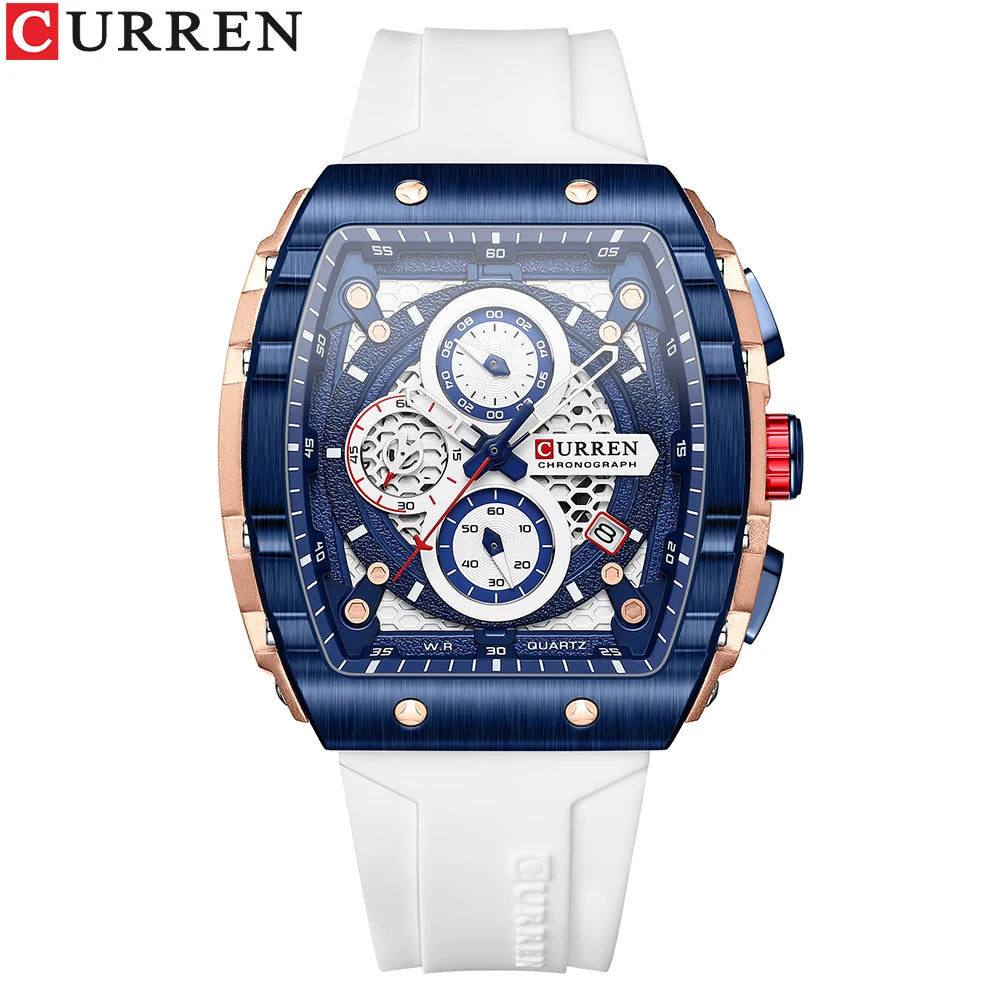 Curren 8442 Men Watch Date Business