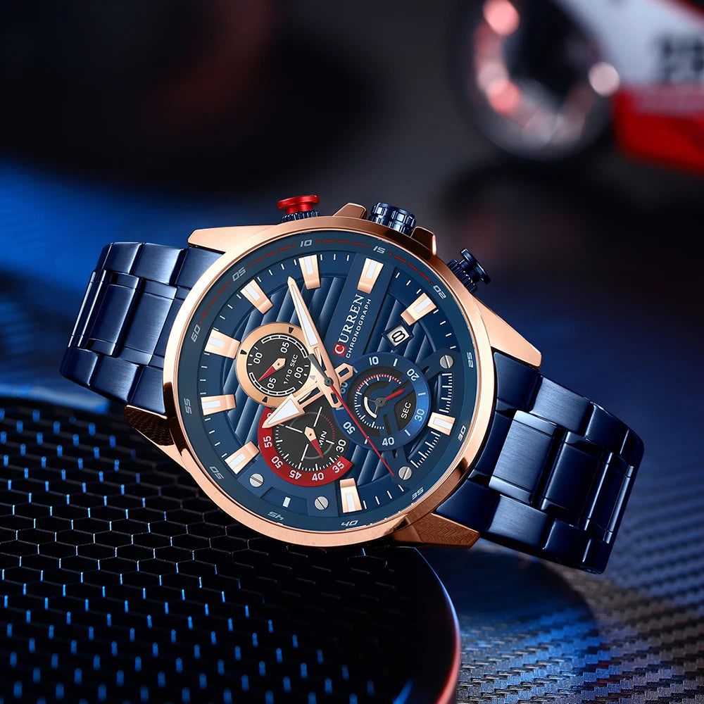 CURREN Sports Casual Quartz Wristwatches