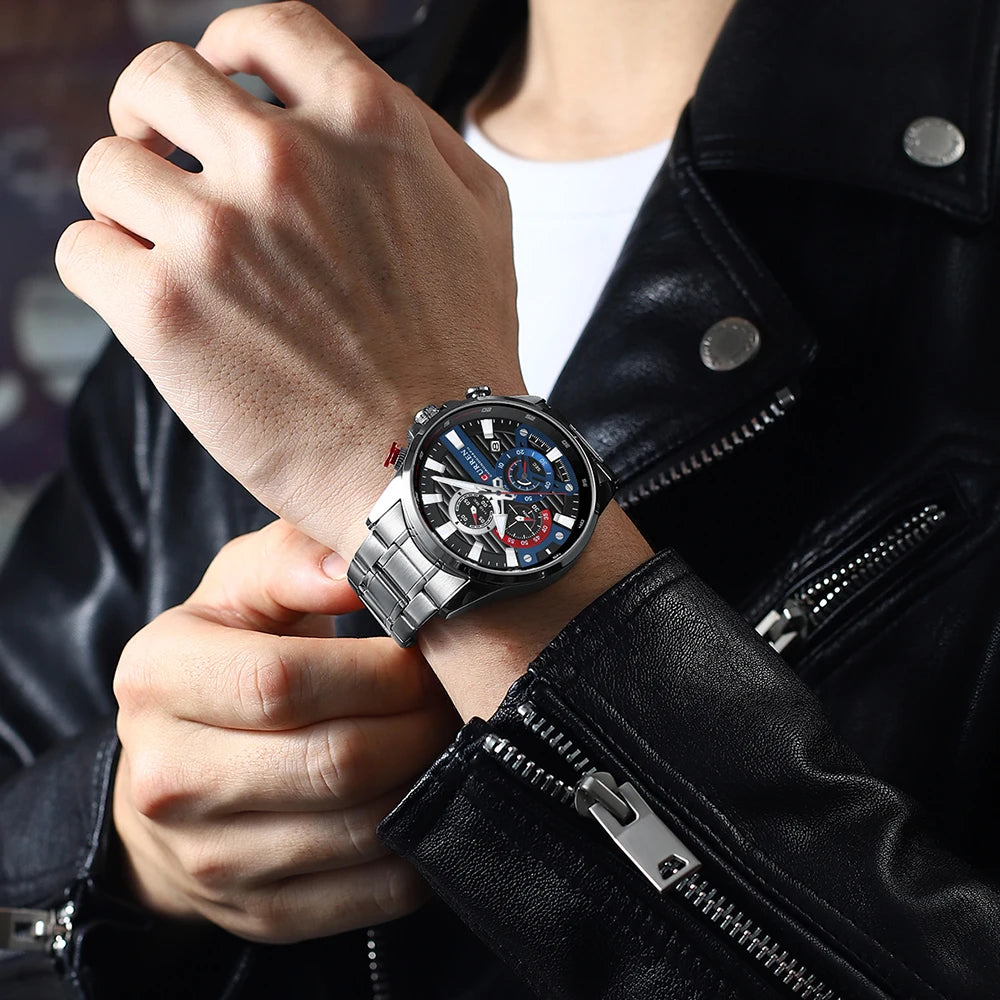 CURREN Sports Casual Quartz Wristwatches