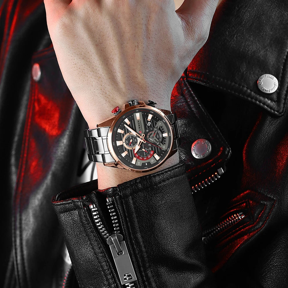 CURREN Sports Casual Quartz Wristwatches
