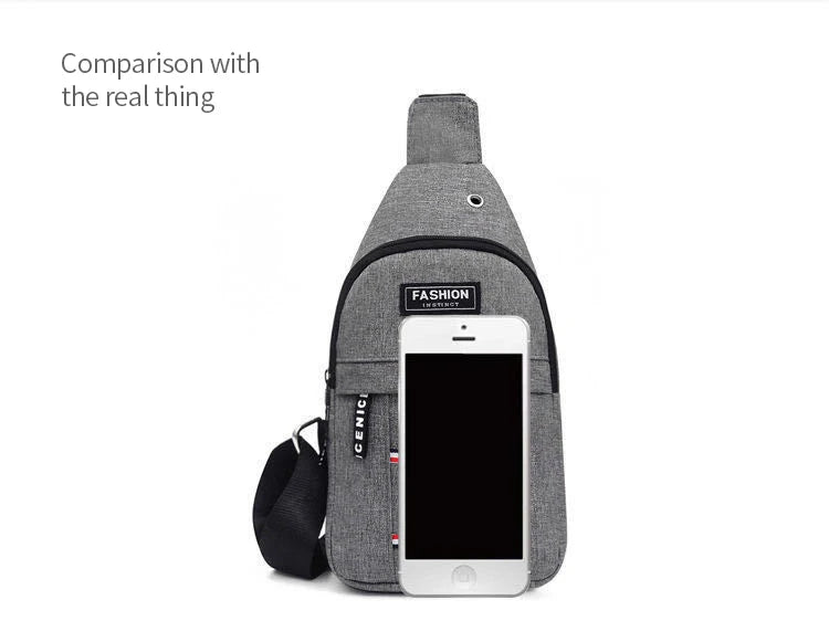 Men's Waterproof Large Capacity Fanny Pack,