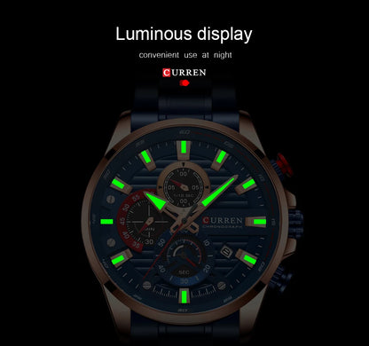 CURREN Sports Casual Quartz Wristwatches