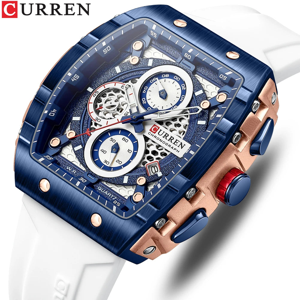 Curren 8442 Men Watch Date Business