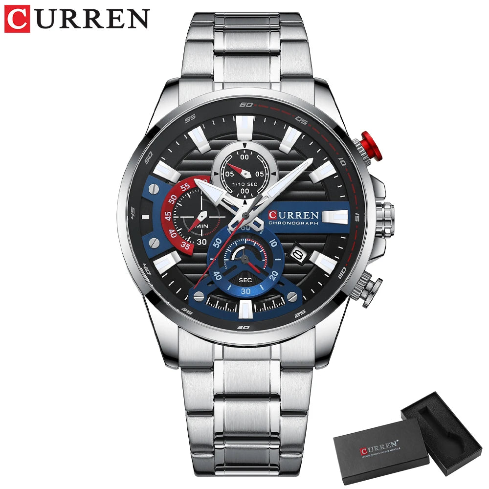 CURREN Sports Casual Quartz Wristwatches
