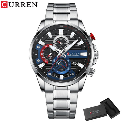 CURREN Sports Casual Quartz Wristwatches