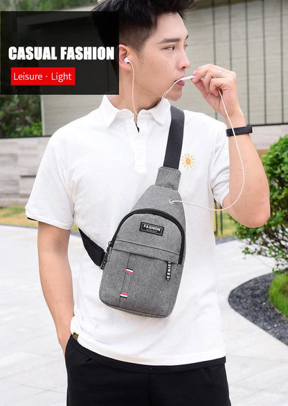 Men's Waterproof Large Capacity Fanny Pack,