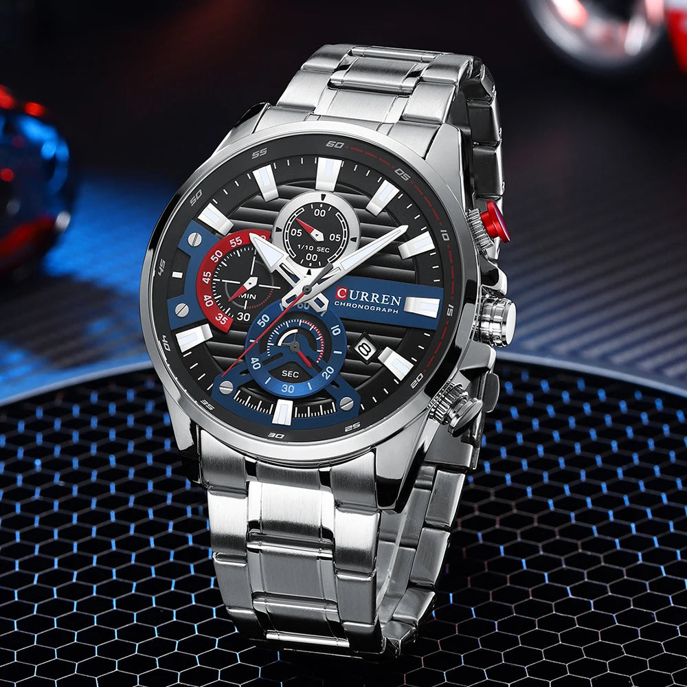 CURREN Sports Casual Quartz Wristwatches